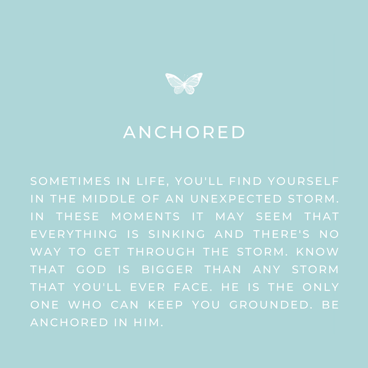 Anchored message card