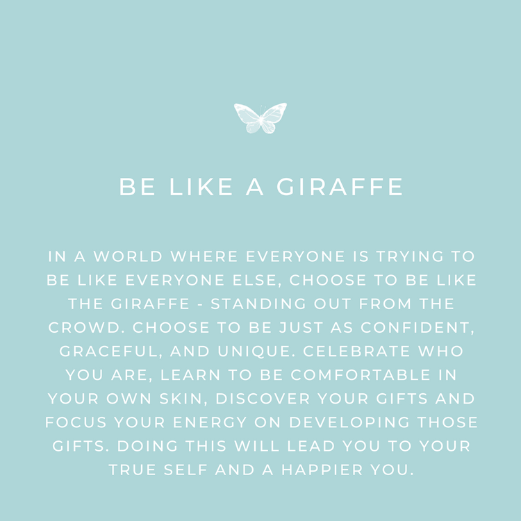 Giraffe message card