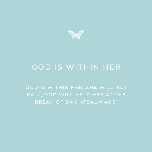 God is within her message