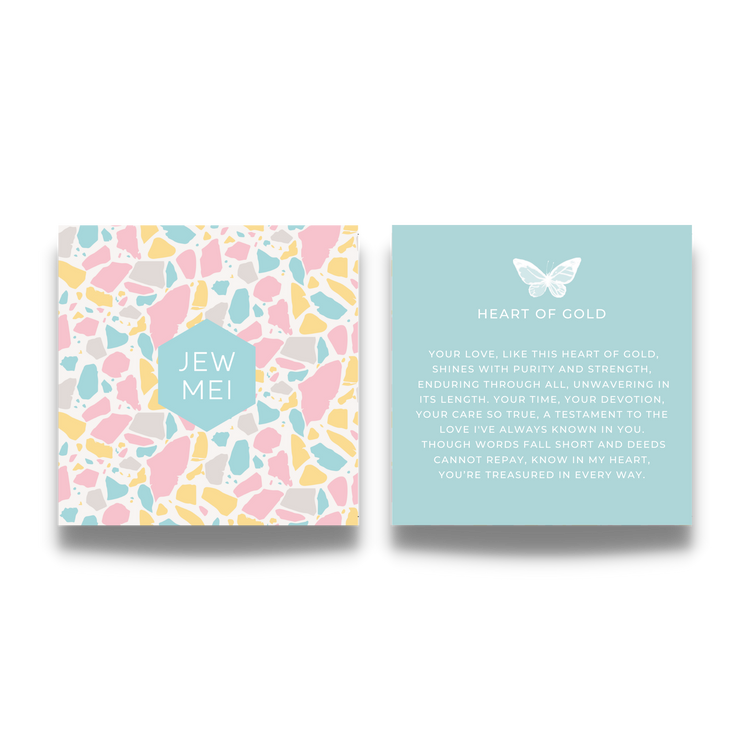 Heart of Gold keepsake message