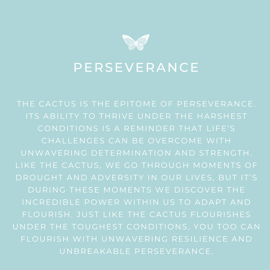 Perseverance - Cactus Cuff Bracelet - Jewmei