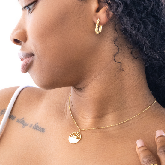 The Sun will Rise Again Sunshine Necklace - Jewmei