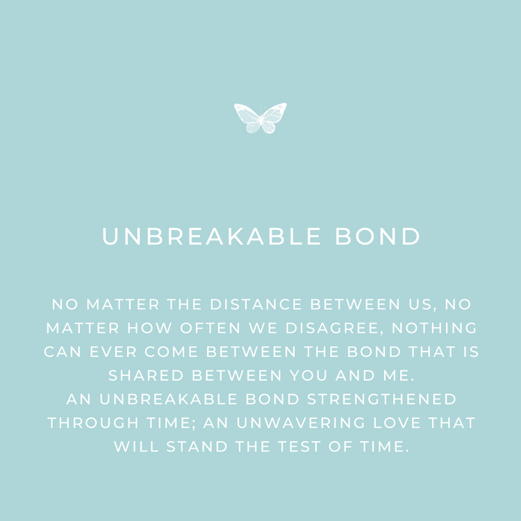 Unbreakable Bond Keepsake Message