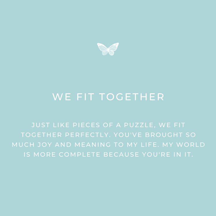 We Fit Together Puzzle Friendship Ring - Jewmei