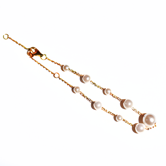 Pearl bracelet with 18K gold