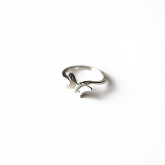 Unclip your wings 925 Sterling Silver Butterfly Ring.