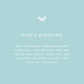 God's Blessing Necklace - Gold