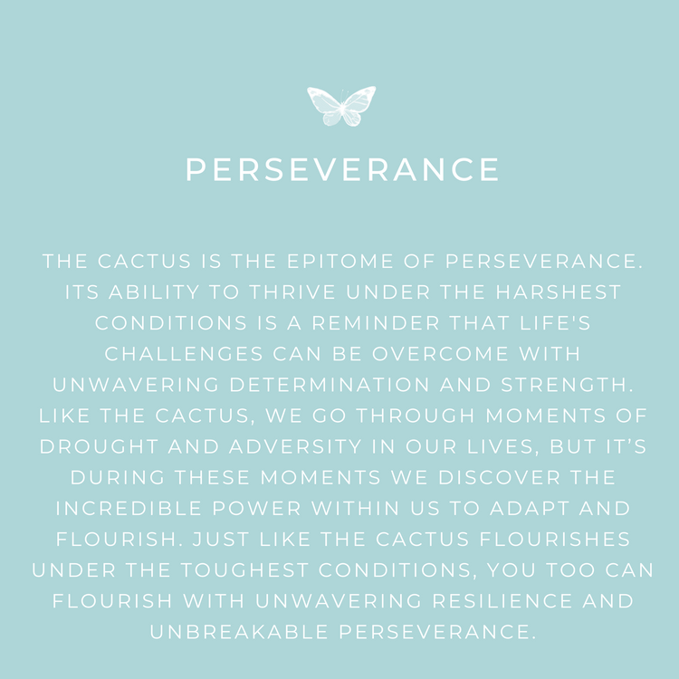 Perseverance - Cactus Cuff Bracelet