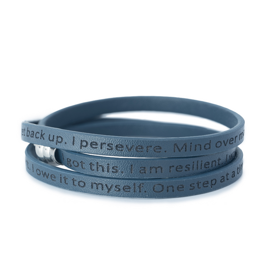 Resilient bracelet in Teal from Jewmei