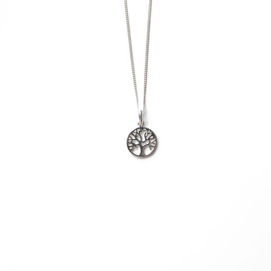 Rooted in Faith Tree of Life Silver necklace from Jewmei.