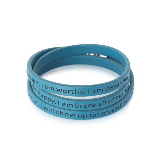 Self love wrap bracelet in turquoise from Jewmei