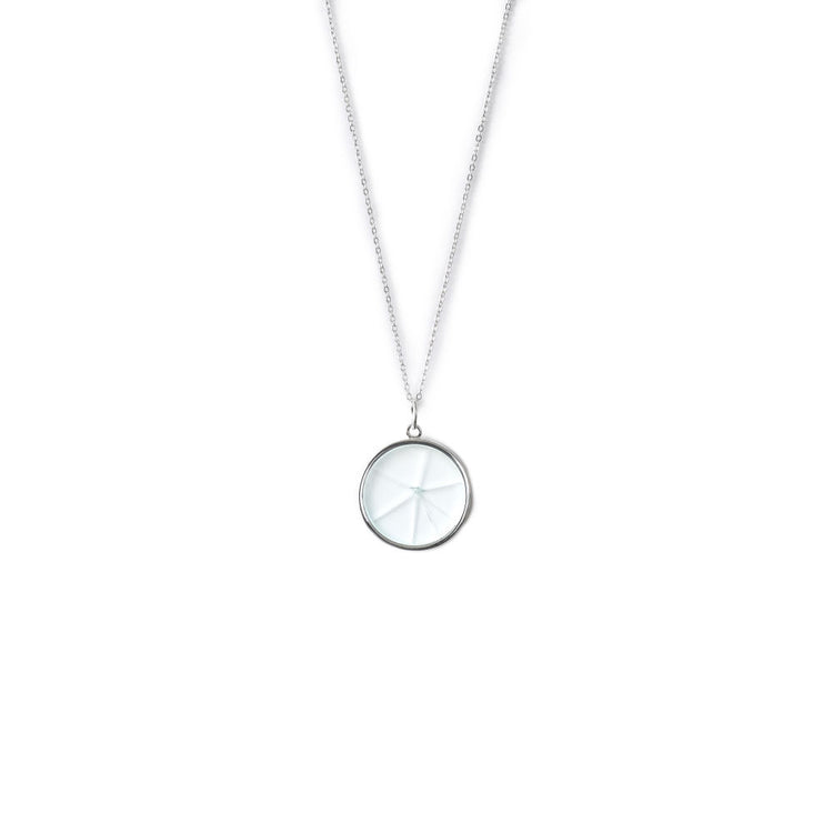 Shatter the Glass Ceiling 925 Sterling Silver Necklace - Symbol of Breaking Barriers and Empowerment.