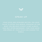 Speak Up Microphone Necklace - Silver