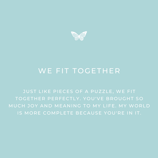 We Fit Together Puzzle Friendship Ring