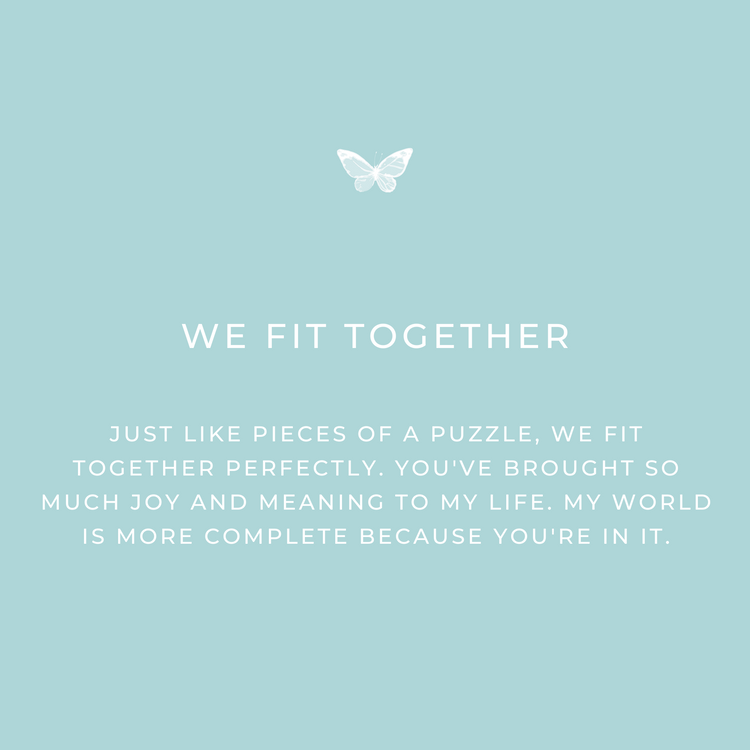 We Fit Together Puzzle Friendship Ring